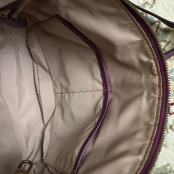 Cole Haan Cross Body Suede + Leather Purse - Picture 3 of 5